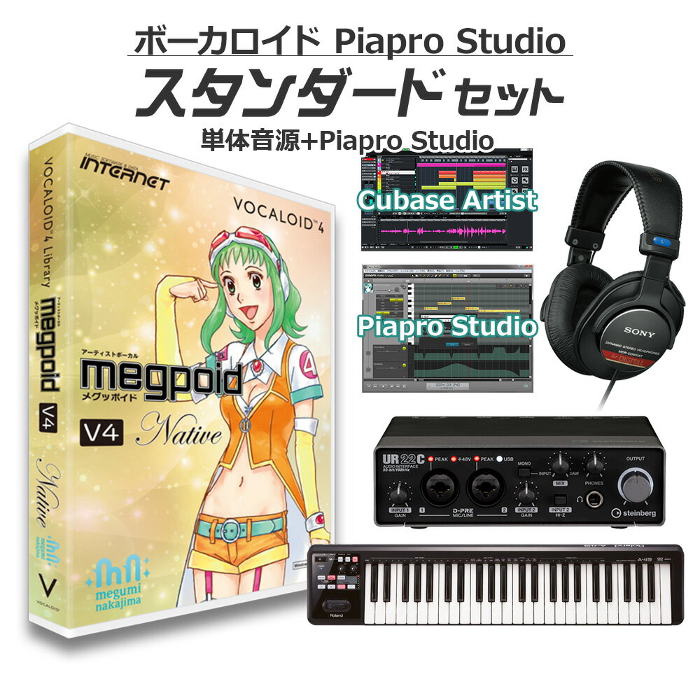 INTERNET GUMI （Native）ボーカロイド初心者スタンダードセット Megpoid V4 VOCALOID4 初音ミクV4X同梱 インターネ…