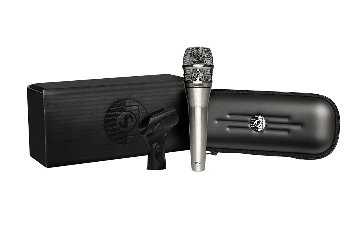 SHURE KSM8 Dualdyne (ブラッシュド・ニッケル) カーディオイド ダイナミックマイク ボーカルマイクロホン シュア KSM8/N-J