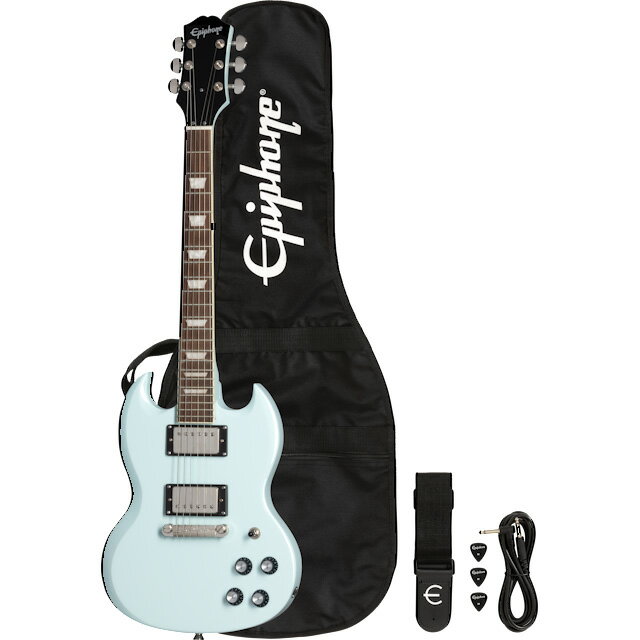 Epiphone Power Players SG Ice Blue エレキギター アイスブルー 7/8サイズ ミニギター エピフォン