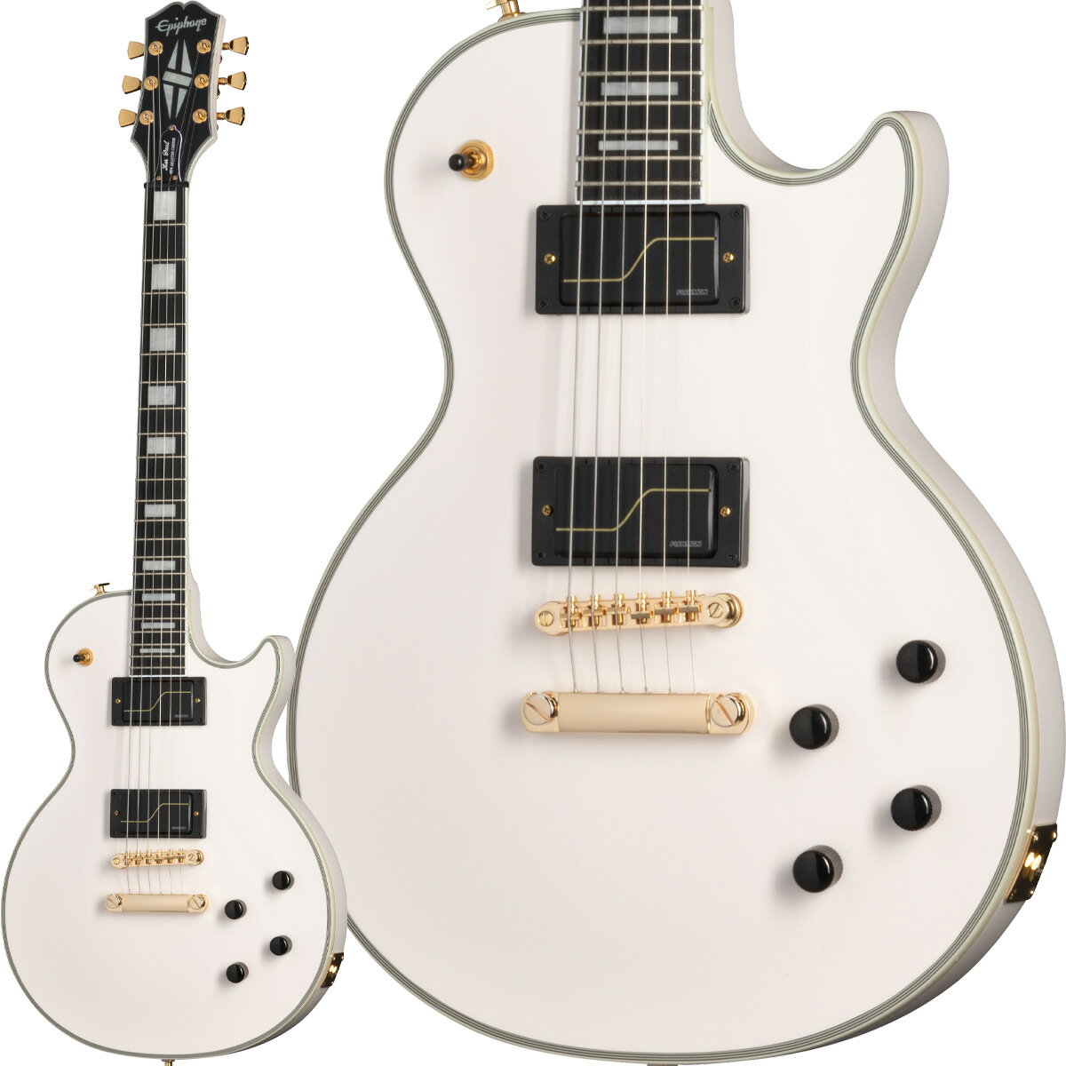 Epiphone Matt Heafy Les Paul Custom Origins Bone White GLM^[ X|[JX^ TriviumVOl`[ GstH gBA