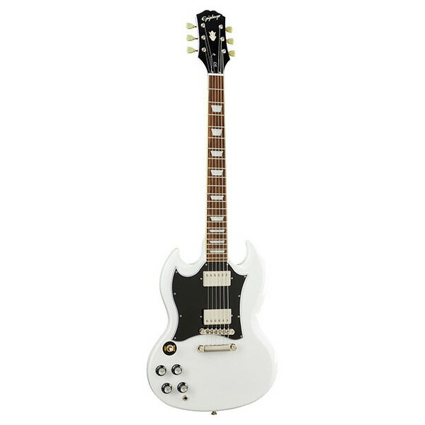 Epiphone SG Standard Lefty Alpine White エレキギター初心者14点セット【ミニアンプ付き】 左利き用 レフティ 【エピフォン】