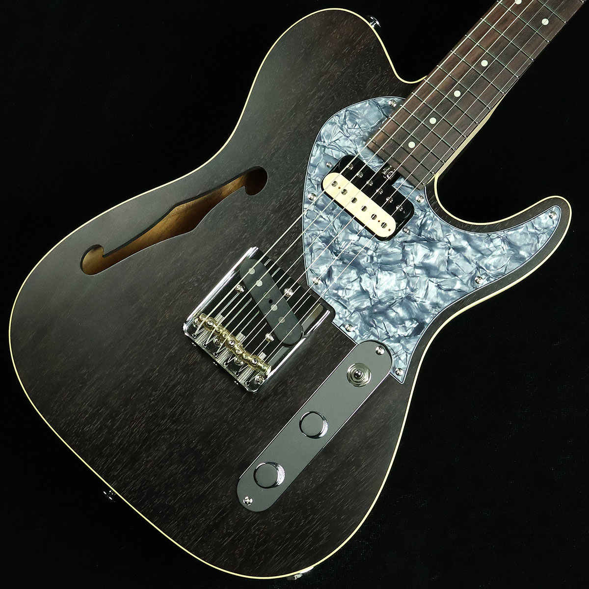 Bacchus T-HOLLOW BLK/OIL　S/N：107192 【ブラックパール・ピックガード仕様】 バッカス 【生産完了モデル】【未展示品】