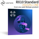 数量限定特価 iZotope RX10 Standard クロスグレード版 from any paid iZotope product アイゾトープ