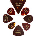 Fender CLASSIC CELLULOID PICKS, SHAPE MEDLEY フェンダーピック全ての形状を集めた8枚セット フェンダー