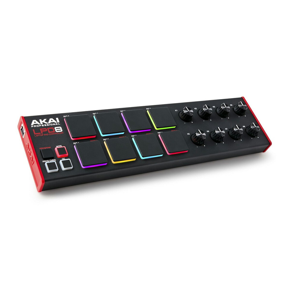 AKAI LPD8 mk2 MIDIパッド ラップトップ・パッドコントローラー フィンガードラム 指ドラム アカイ