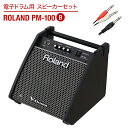 Roland 電子ドラム用 スピーカーセット PM-100 B 【繋いですぐに音が出せる】 ローランド スピーカー ケーブルセット