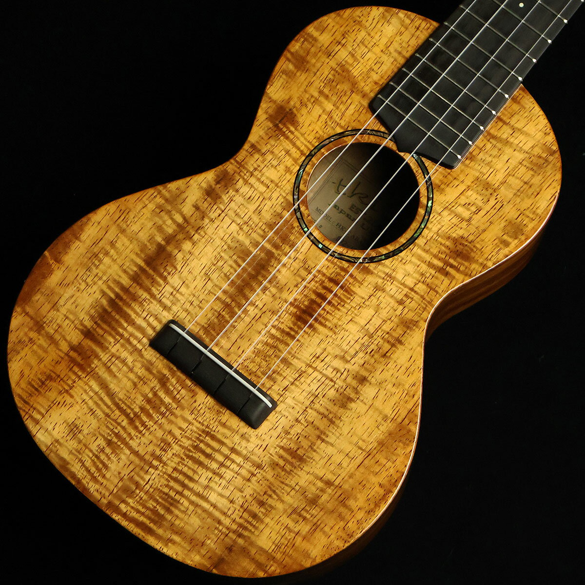 tkitki ukulele HKC-ABALONE/EC 5A　S/N：992-101 【コンサート】【5Aグレードハワイアンコア】 ティキティキ・ウクレレ 【未展示品】