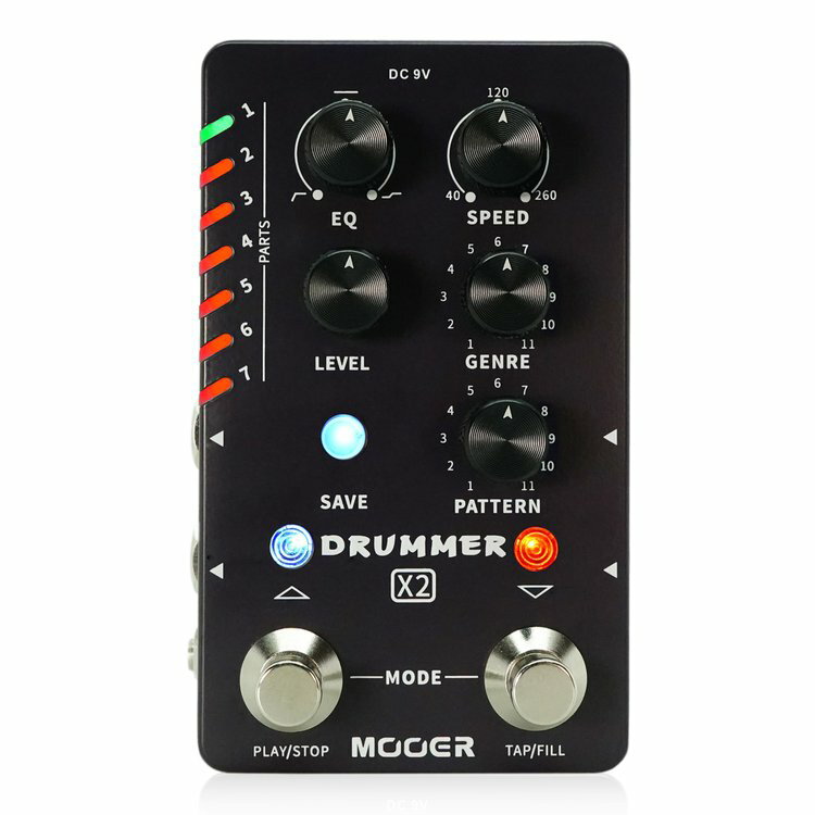 MOOER DRUMMER X2 コンパクトエフェクター ドラムマシン ムーア