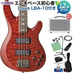 YAMAHA TRB1004J CMB ベース初心者12点セット 【島村楽器で一番売れてるベースアンプ付】 キャメルブラウン ヤマハ TRB1000