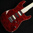 【旧価格】 T's Guitars DST-Pro22 Exotic Maple Black Cherry S/N:032786 ティーズギター 【選定材オーダー品】【未展示品】