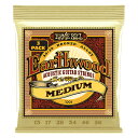 ERNiE BALL EARTHWOOD MEDIUM 80/20 BRONZE ACOUSTIC GUITAR STRINGS 3 PACK - 13-56 ...