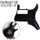 島村楽器 WEBSHOP限定 YAMAHA Pacifica611用ピックガード ブラック 純正品と同じ3Ply仕様 ShimamuraMusic パシフィカ6...