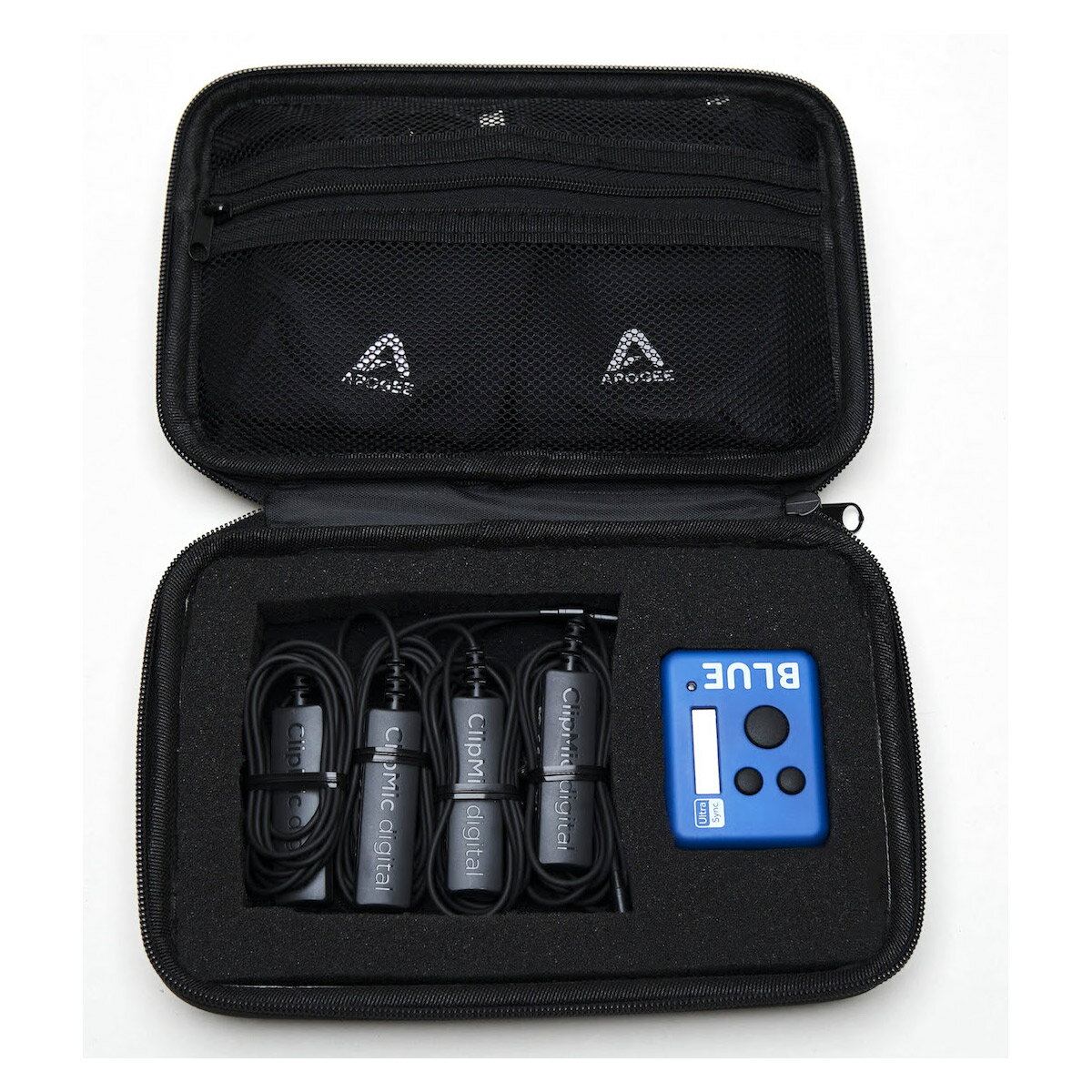 Apogee CLIPMIC DIGITAL2 x 4本 + UltraSync BLUE wireless time code sync (1年延長保証付き) ラベリアマイク アポジー