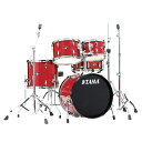TAMA Imperialstar BRM IP58H6 ドラムセット 18”バスドラム シンバル別 バーント・レッド・ミスト 赤 タマ