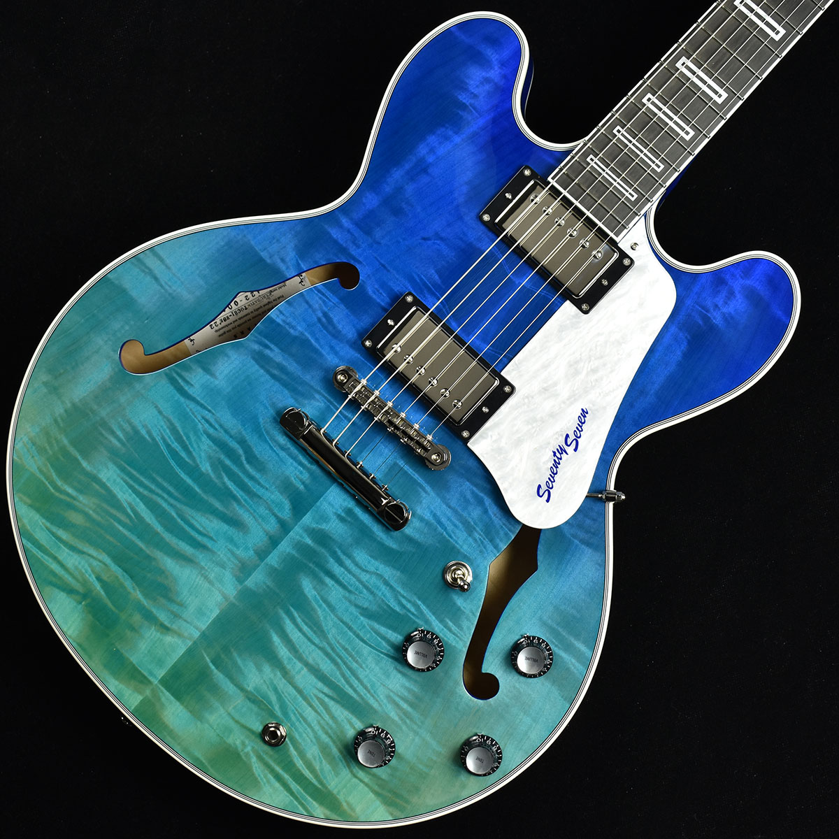 Seventy Seven EXRUBATO-BC-TOCHI-WSE 039 22 S/N：A22-0043 【セミアコ】 セブンティセブン 【One Day Guitar Show 2022 Winter】【未展示品】