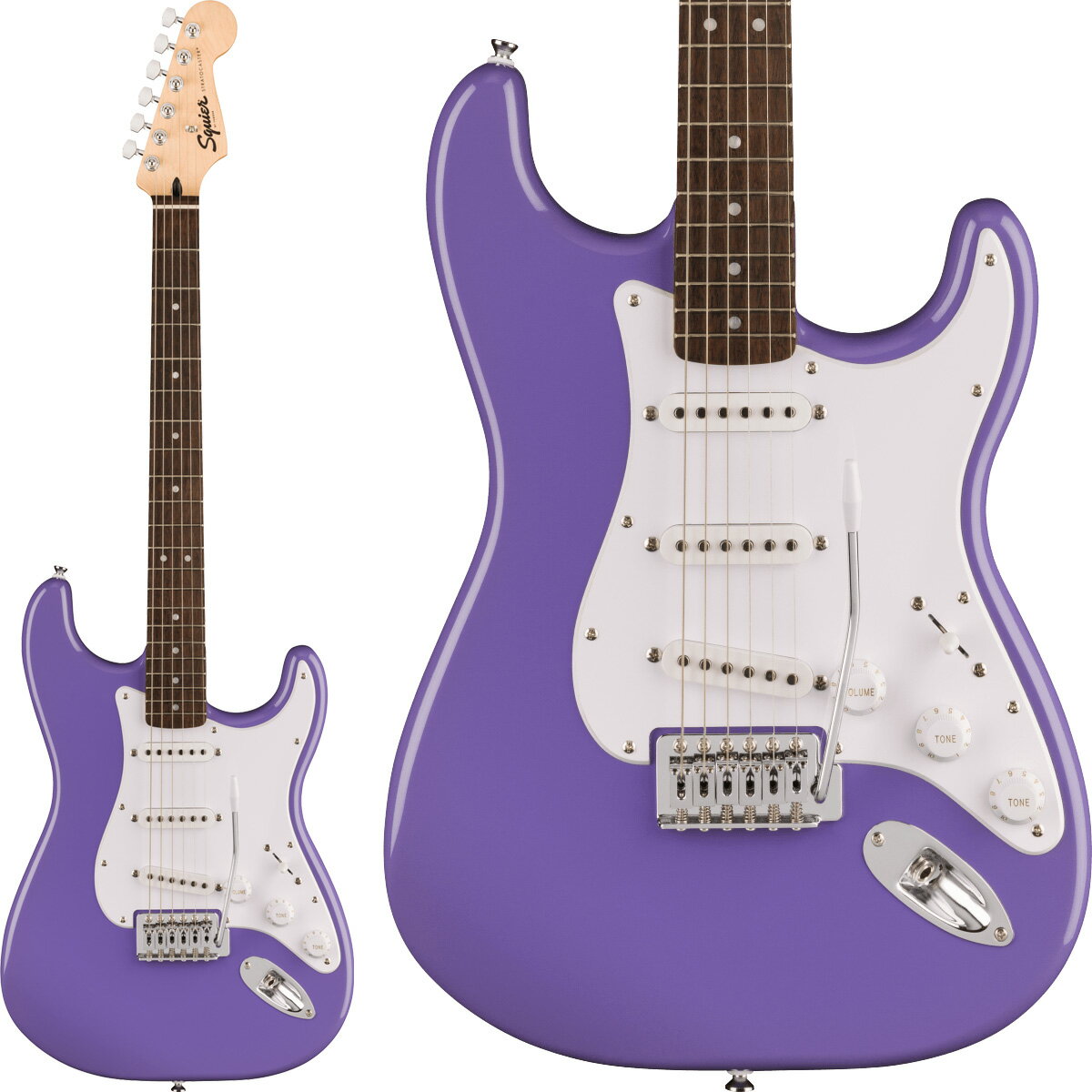 Squier by Fender SONIC STRATOCASTER Laurel Fingerboard White Pickguard Ultraviolet ȥȥ㥹 쥭 磻䡼 / 磻 ˥å