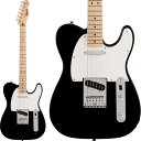 Squier by Fender SONIC TELECASTER Maple Fingerboard White Pickguard Black テレキャスター エレキギター スクワイヤー / スクワイア ソニック