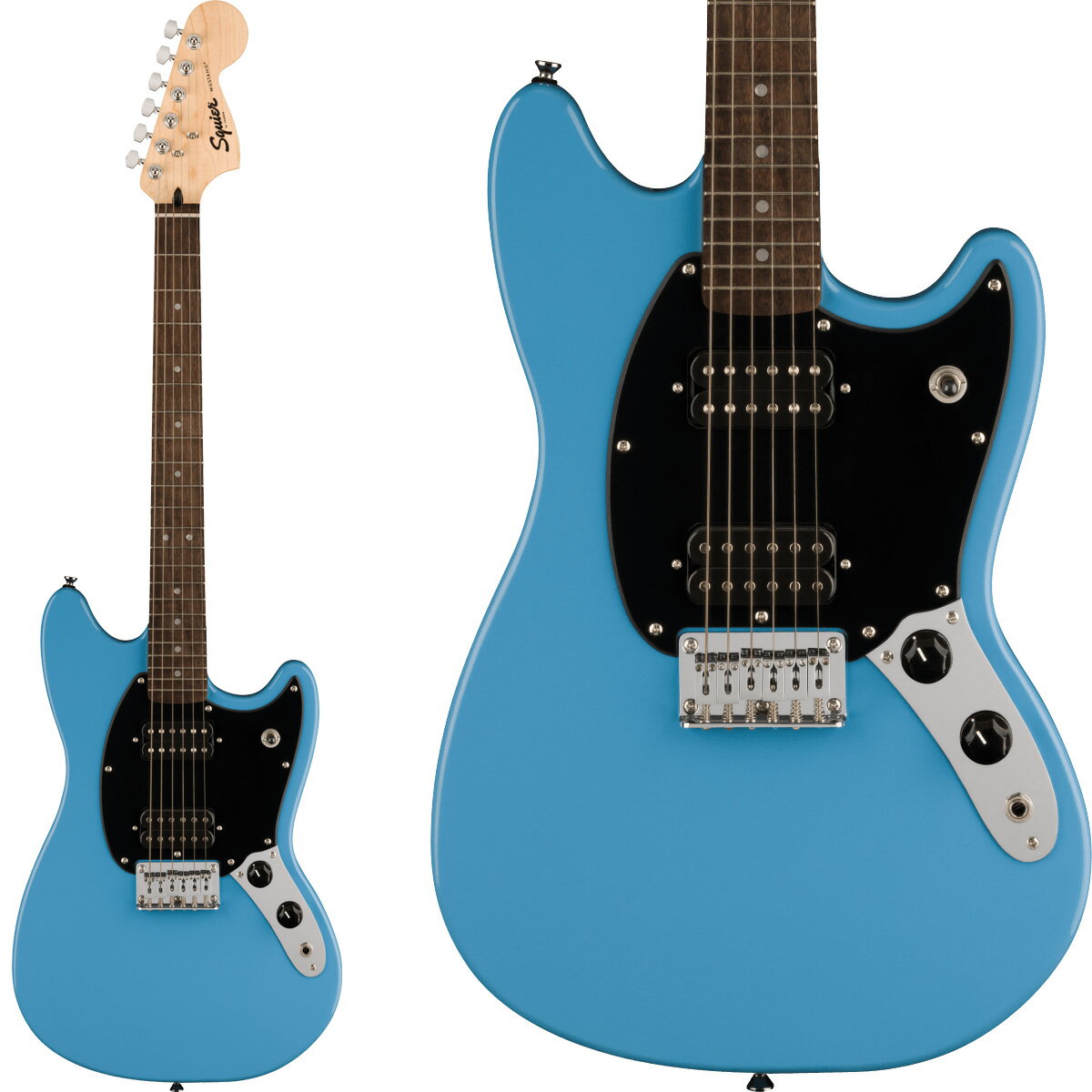 Squier by Fender SONIC MUSTANG HH Laurel Fingerboard Black Pickguard California Blue GLM^[ X^O V[gXP[ XNC[ / XNCA \jbN