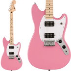 Squier by Fender SONIC MUSTANG HH Maple Fingerboard White Pickguard Flash Pink エレキギター ムスタング ショートスケール スクワイヤー / スクワイア ソニック