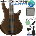 Ibanez GSR205B WNF 5弦ベース 初心者12点セット 【Fenderアンプ付】 アイバニーズ 【初心者セット】