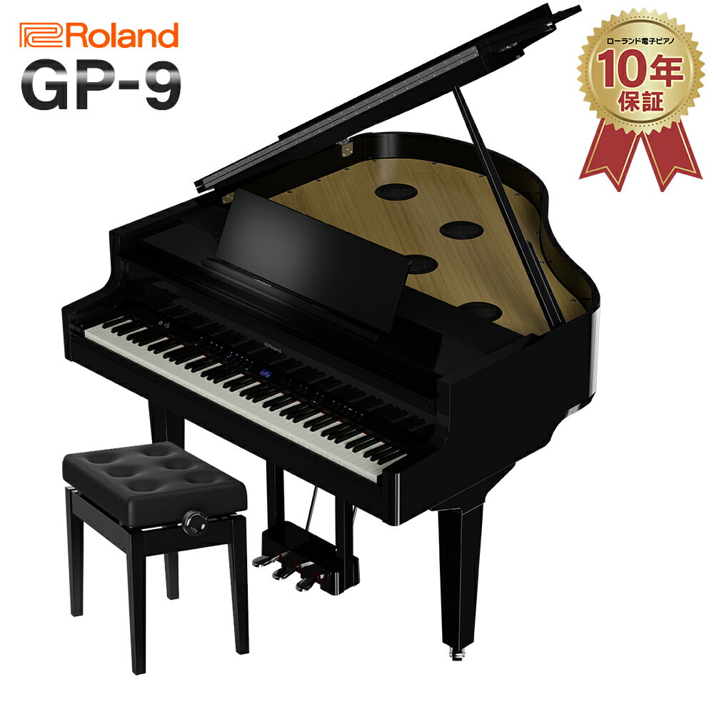 Roland GP-9 PES 電子ピアノ 88鍵盤 ローランド 黒塗鏡面艶出し塗装仕上げ【配送料別途お見積り・代引..