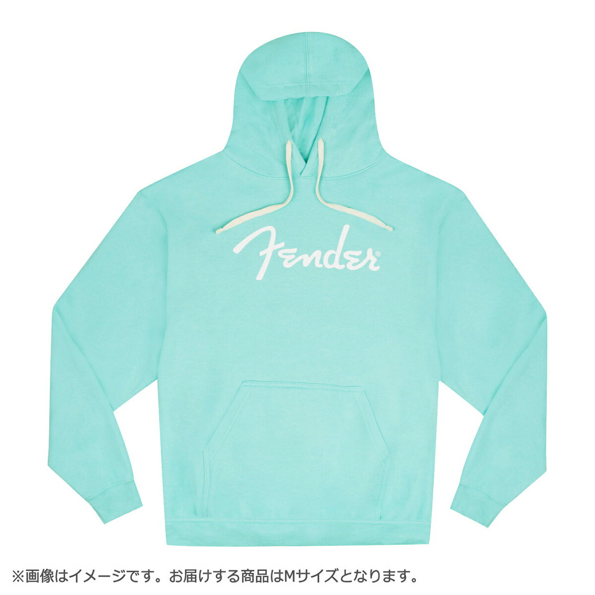 Fender Spaghetti Logo Hoodie Daphne Blue M フーディー Mサイズ フェンダー