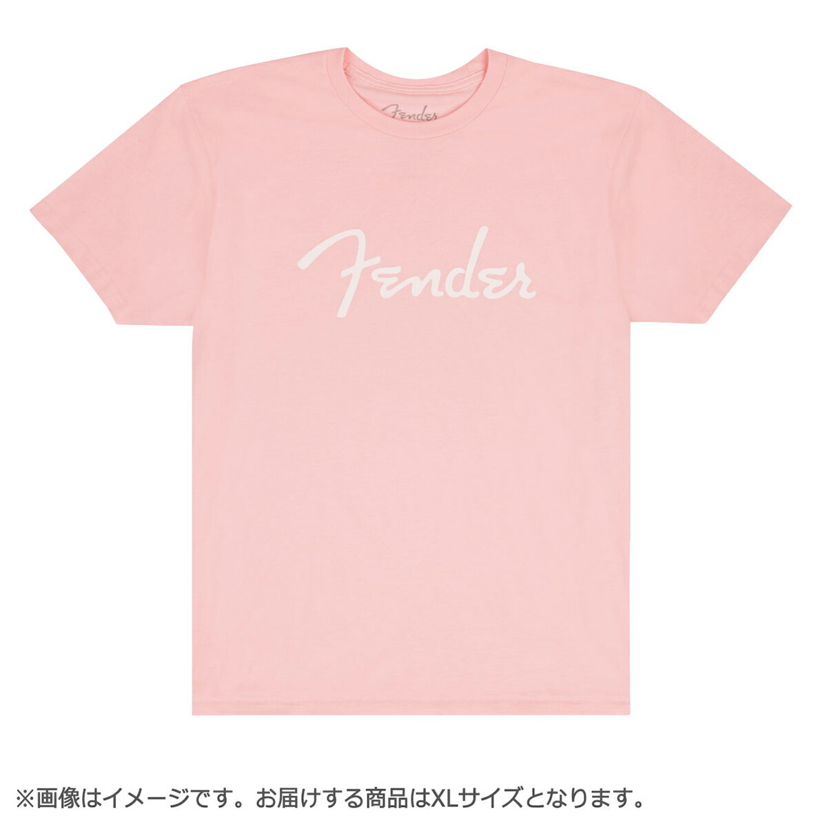 Fender Spaghetti Logo T-Shirt Shell Pink XL Tシャツ XLサイズ フェンダー