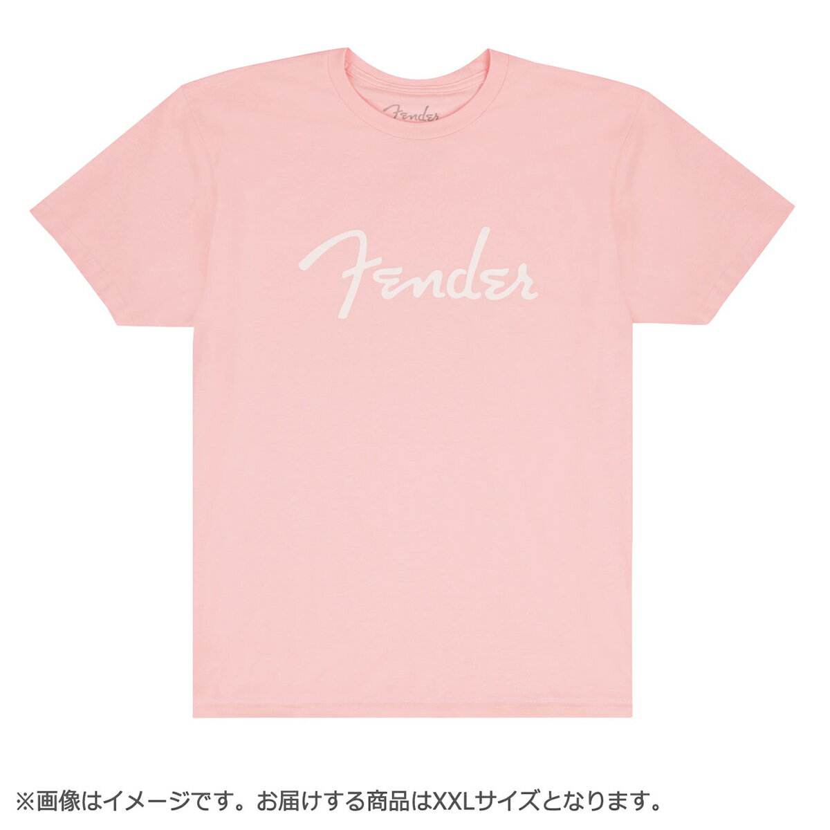 Fender Spaghetti Logo T-Shirt Shell Pink XXL Tシャツ XXLサイズ フェンダー