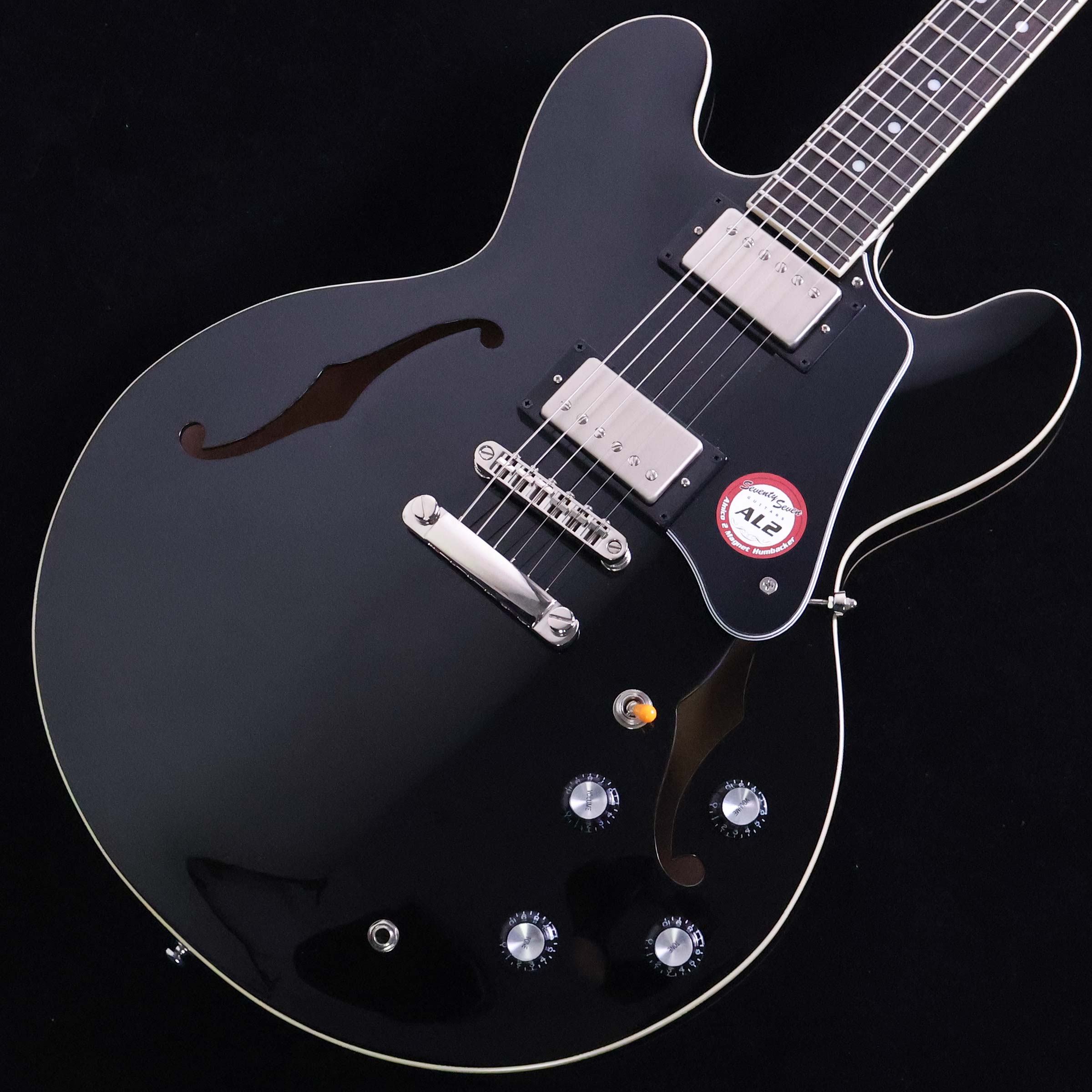 Seventy Seven EXRUBATO-STD JT BK　S/N：SS26214 【セミアコ】 セブンティセブン ...