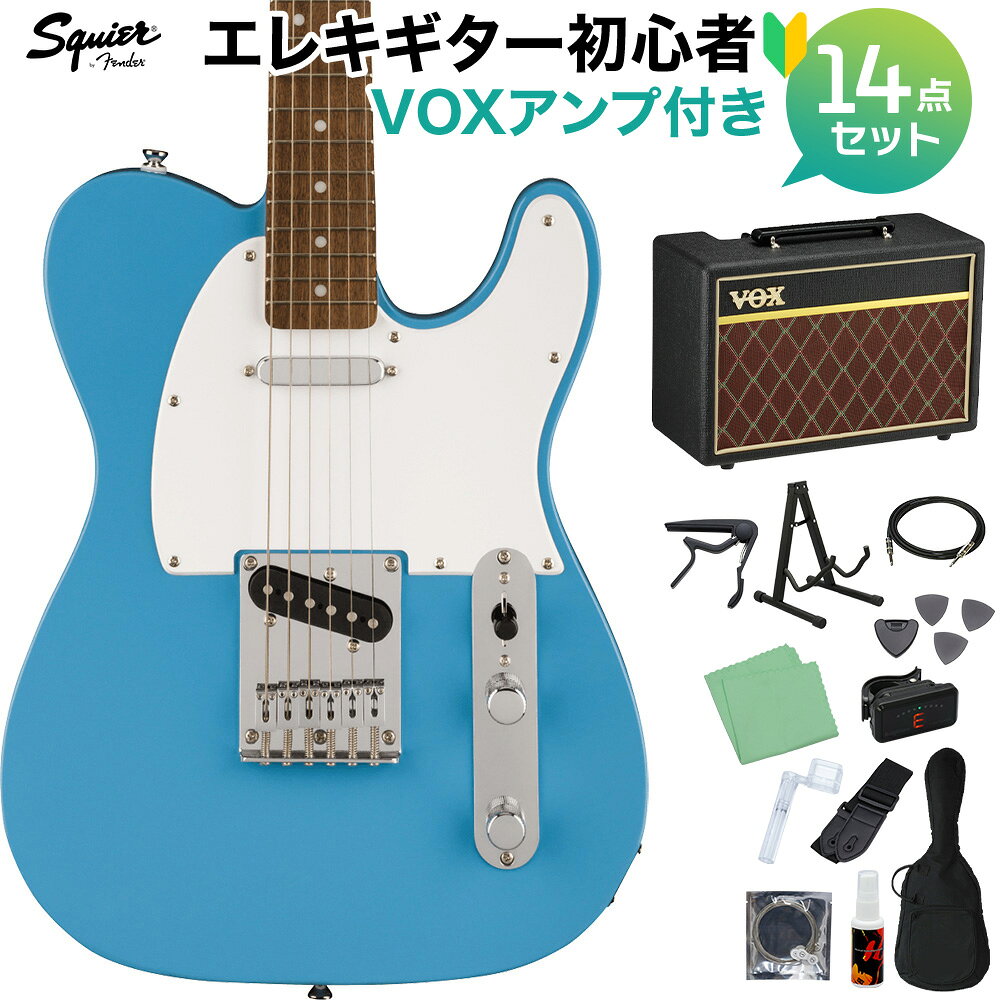 Squier by Fender SONIC TELECASTER California Blue ���쥭�������鿴��14�����åȡ�VOX������դ��� �ƥ쥭��...