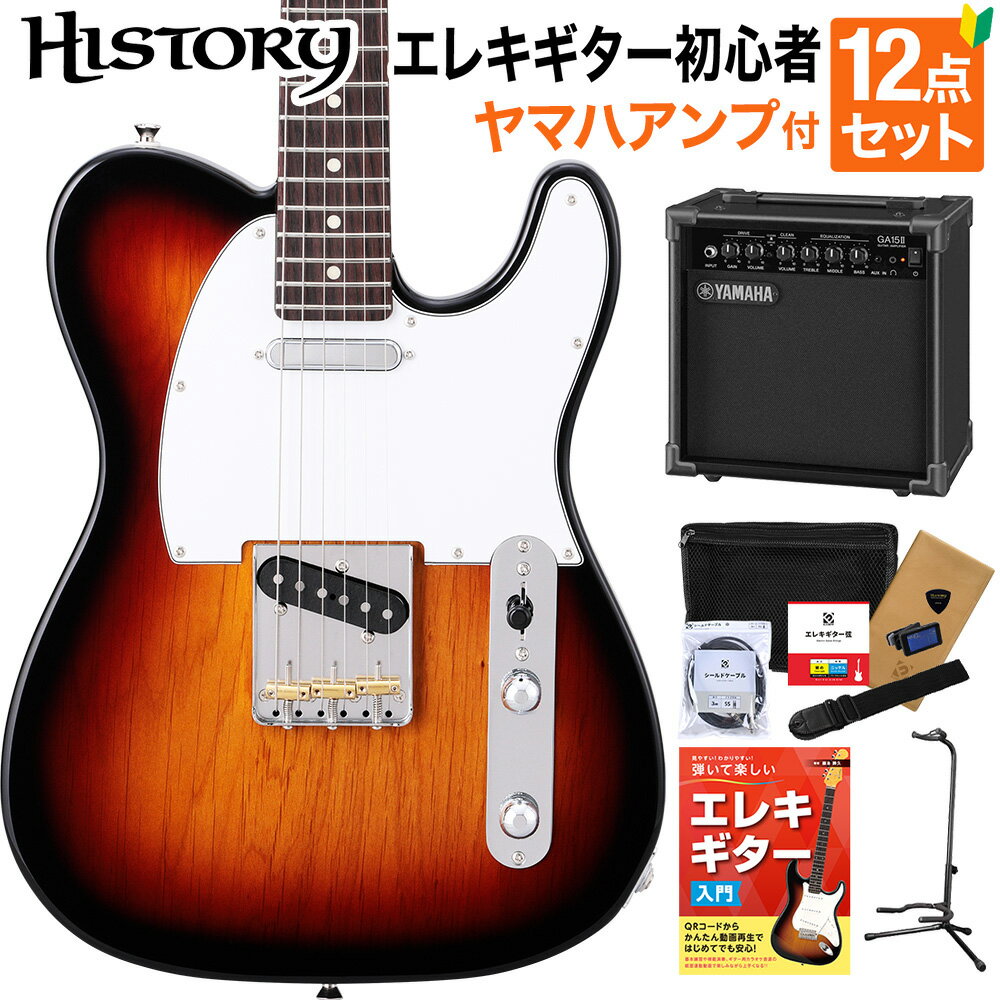 HISTORY HTL-Standard 3TS 3Tone Sunburst 쥭 鿴12å ڥޥϥդ ϥХåزǽ ƥ쥭㥹 ҥȥ꡼ 3ǯݾ 