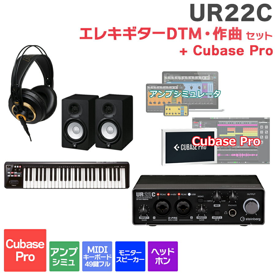 steinberg UR22C + Cubase Pro 쥭DTM 鿴ԥå ƤDTM˥ᡪ С