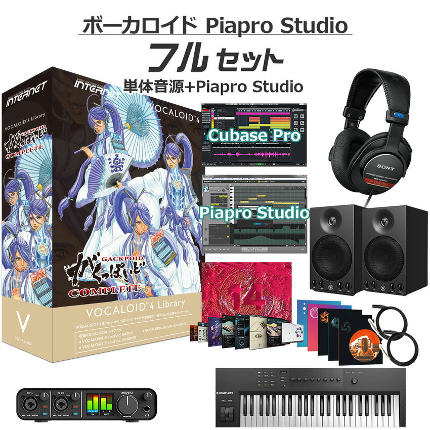 INTERNET がくっぽいど (全3種収録) ボーカロイド初心者フルセット VOCALOID4 神威がくぽ COMPLETE GACKT インターネット D2R VA4L-GPC01-DL