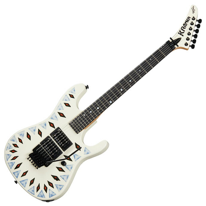 KRAMER NightSwan Vintage White with Aztec Marble Graphic GLM^[ ZCA_JPU tCh[Y NC}[