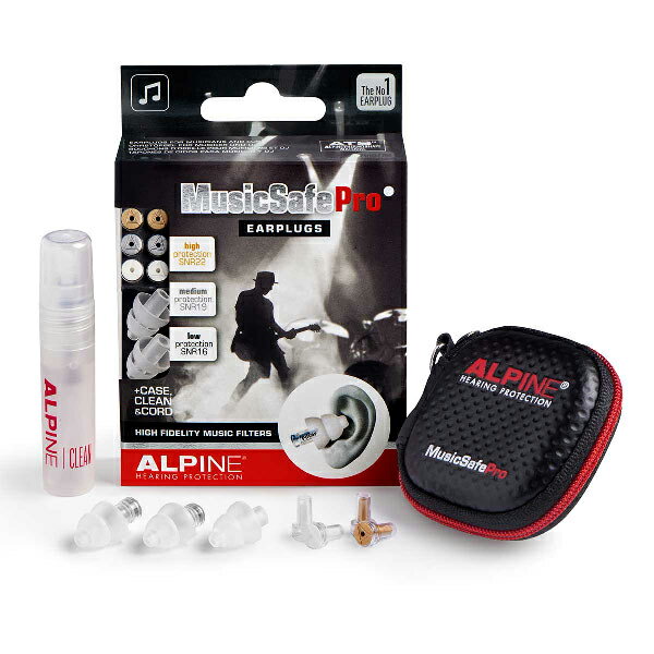 ALPINE HEARING PROTECTION NEW MusicSafe Pro (TPR) イヤープラグ 耳栓 ミュージシャン向け 聴覚保護 ..