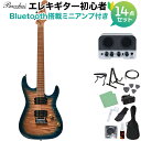 Bacchus IMP24 FMH-RSM/M N-BL-B エレキギター初心者14点セット 【Bluetooth搭載ミニアンプ付き】 ストラトタイプ ユニバースシリーズ バッカス 【初心者セット】