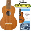 Famous FS-1G 【交換用Low-G弦付き】 ソプラノウクレレ マホガニー 日本製 ハンドメイド フェイマス