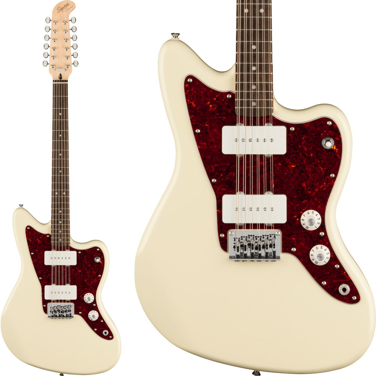 Squier by Fender Paranormal Jazzmaster XII Olympic White 12 㥺ޥ 쥭 磻䡼 / 磻