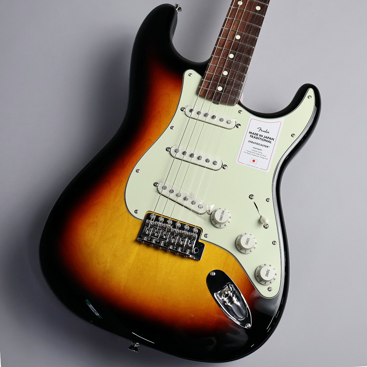 Fender Made in Japan Traditional 60s Stratocaster Rosewood Fingerboard 3-Color Sunburst #JD23008667 ストラトキャスター エレキギター フェンダー 【未展示品】