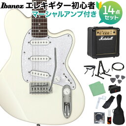 Ibanez ICHI00-VWH エレキギター初心者14点セット【マーシャルアンプ付き】 Ichika Nito シグネイチャーモデル アイバニーズ