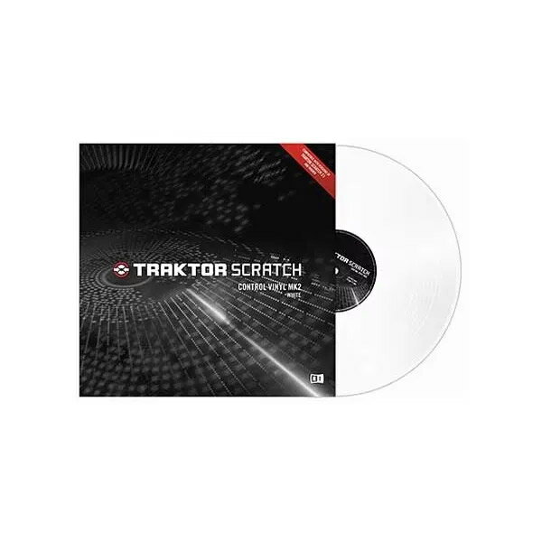 Native Instruments（NI） TRAKTOR SCRATCH CONTROL VINYL MK2 WHITE コントロールヴァイナル ネイティブインストゥ…