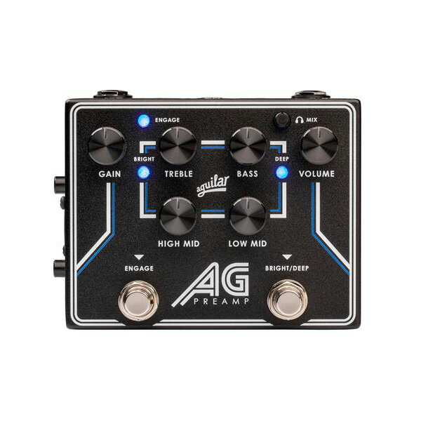 aguilar AG PREAMP DI PEDAL vAvy  ANALOG BASS PREAMP AND DI AM[