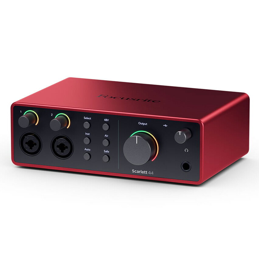 Focusrite Scarlett 4i4 (4th Gen) 2in 2out オーディオインターフェース フォーカスライト