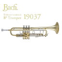 「ベストのBach トランペット」を目指した「19037」モデルが登場！【特徴】研究を重ね、Artisan モデルから定評のブラス×ニッケルの2ピースバルブケーシング「＃190 プラットフォーム」に、ブロンクス工場（Bronx,NY 1928〜）期のブレイス、マウントヴァーノン工場 （Mount Vernon,NY 1953〜）期のベル、エルクハート工場（Elkhart,IN 1965〜）期のマウスパイプを選択。最適な重量、素材、製法を研究しマッチングさせました。あらゆる音域においてムラ無く、「バックサウンド」らしい豊かな音色が魅力です。【37ベルをフィーチャー】こだわり抜かれて選択された各ブレイス・支柱が、トランペットベルの最高傑作＃37ベルの豊かな響き・魅力を最大限に引き出し生かしています。そのイエローブラス＃37ベルは9時方向のサイドシーム＆スティールワイヤーのラウンドビード、マウントヴァーノン工場期のウェイトバランスにしています。マウスパイプの最高傑作、イントネーション・レスポンスに優れた＃25マウスパイプとのベストコンビネーションです。【国産の特製ダブルケース】コンパクト・軽量・堅牢で内容量もある、国産の特製ダブルケースを採用。ネオテック社（USA）のケース専用ショルダーストラップも付属して便利です。※仕様、付属品は予告なしに変更される場合があることをご了承お願いいたします。【詳細情報】■キー・調子：B♭ ■ベル：4-13/16"（#37）ボア：ML（.459"/11.66mm）■マウスパイプ：#25●ワンピース・ハンマードモデル#37・イエローブラスベル（サイドシーム＆スティールワイヤー） ・ラウンドビード●モデル25 マウスパイプ●抜差管アウタースライド ニッケル製●真鍮／ニッケル製 ツーピース・バルブケーシング●トップキャップ・ボトムキャップ・Zブレイス・指掛け ニッケル製●真鍮製バルブガイド【付属品】特製ダブルケース（ネオテック社製ショルダーストラップ付き） 、Bach 3C マウスピース 、樹脂製バルブガイド 、バルブオイルJANコード：2370000581969