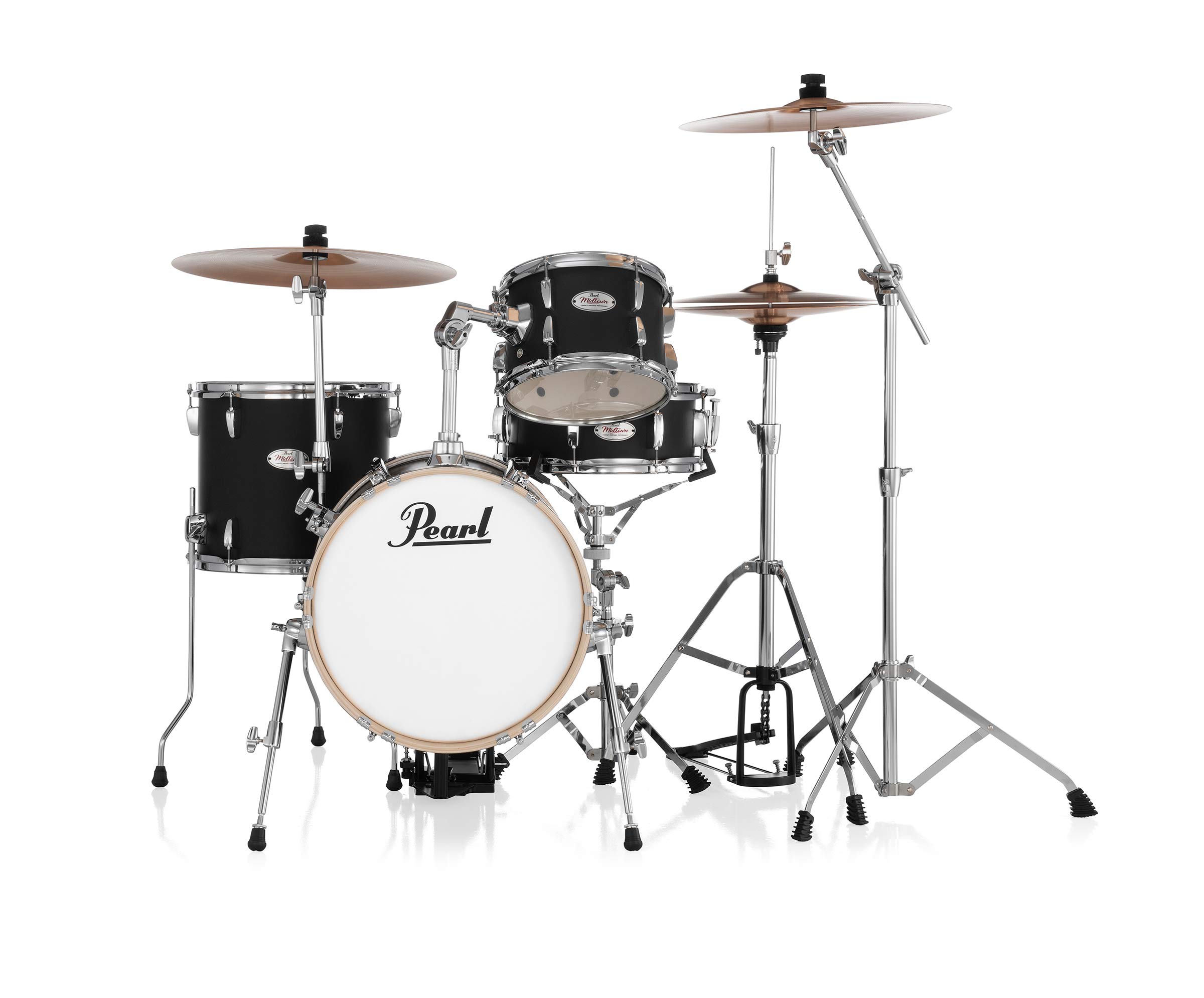 Pearl MT564/C-D #752 Matte Asphalt Black ドラムセット MIDTOWN 16”バスドラム 【シンバル別売り】 パール