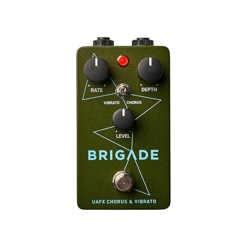Flanging - UNIVERSAL AUDIO UAFX Brigade Chorus & Vibrato コンパクトエフェクター ユニバーサルオーディオ