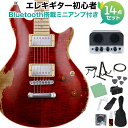 BanG Dream! POTBELLY FM Rana Distressed See Thru Wine Red エレキギター初心者14点セット【Bluetooth搭載ミニアンプ付き】 要 楽奈 BanG Dream! MyGO!!!!! バンドリ 【ご予約受付中・納期未定】 【初心者セット】