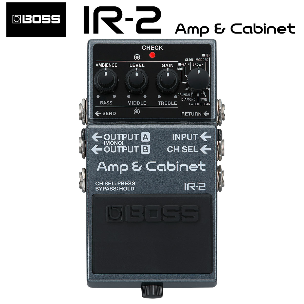 【予約受付中】 BOSS IR-2 エフェクター アンプシミュレーター キャビネットIRローダー ボス