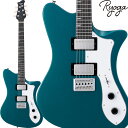 Ryoga SKATER Ocean Turquoise Blue エレキギター ハムバッカー ベイクドメイプルネック リョウガ スケーター