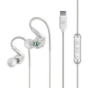 MEE Audio M6-USB Clear USB-C対応 耳掛け式 スポーツイヤホン ミーオーディオ EP-M6USB-CL